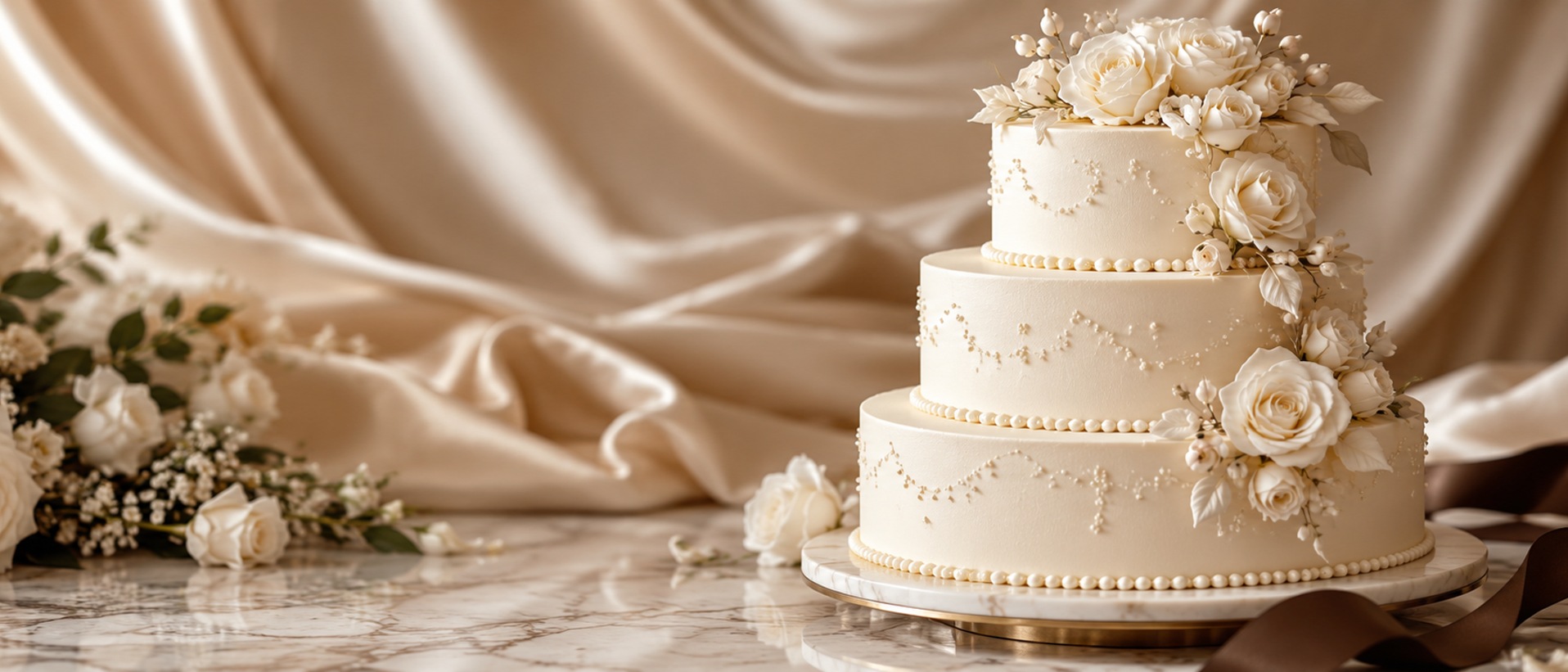 Decorated celebration cake